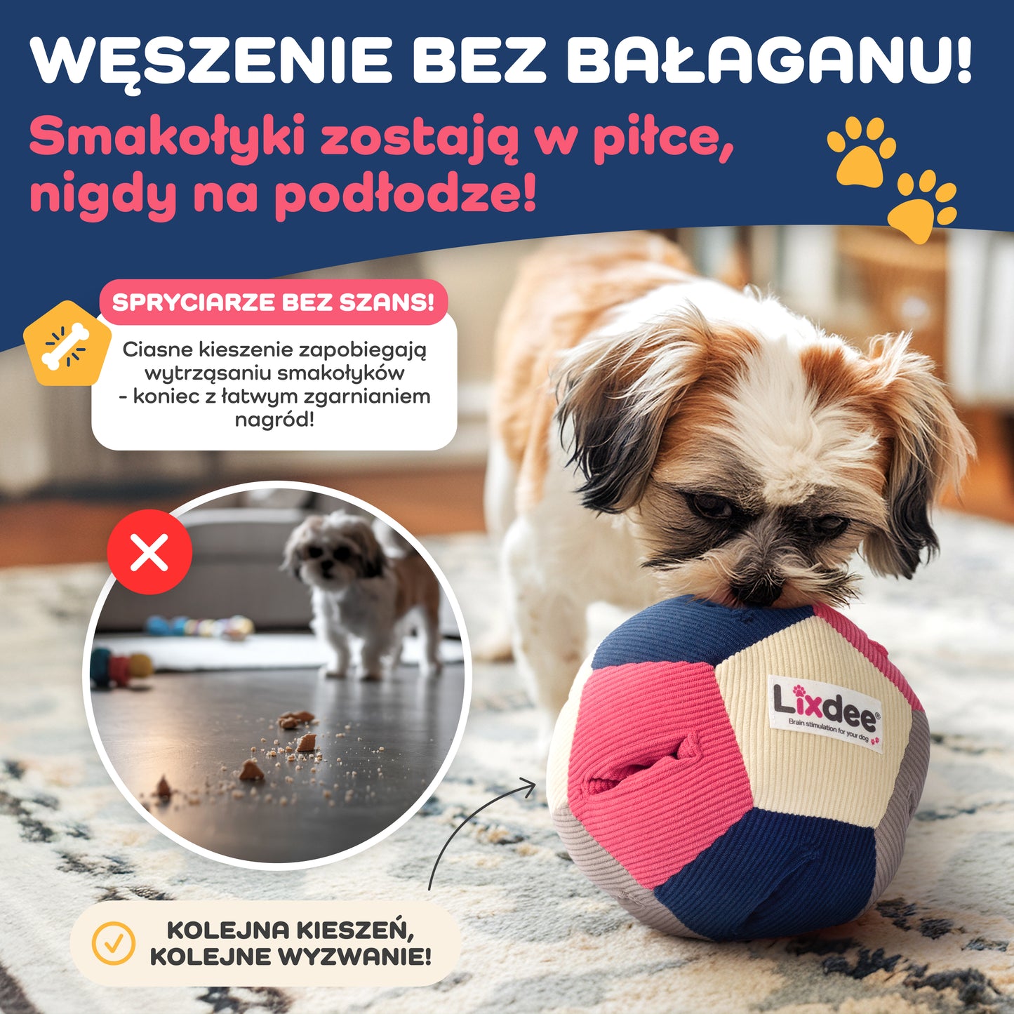Lixdee® Piłka Węchowa DEE.BOL